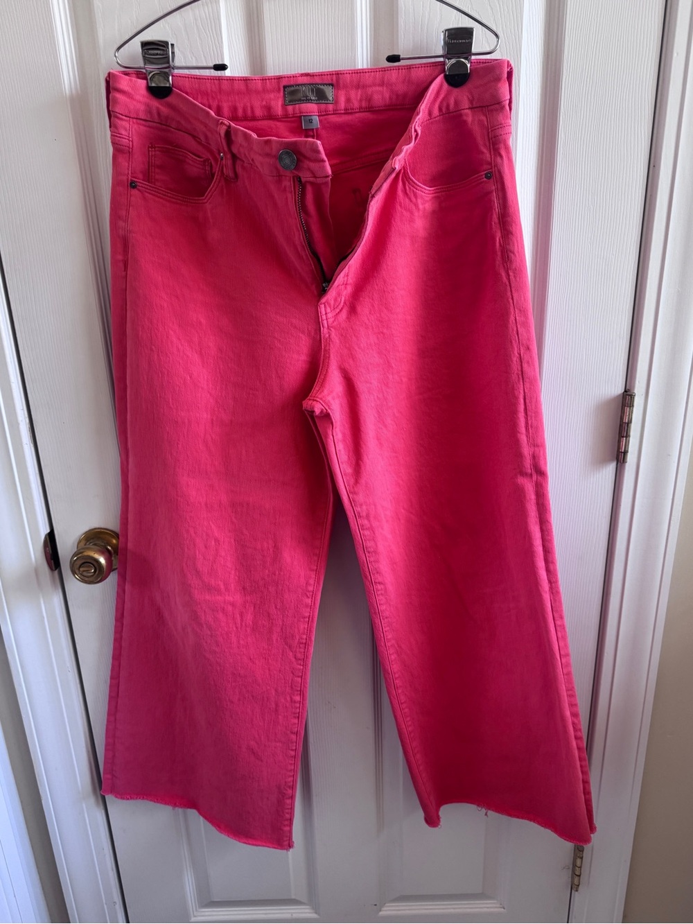 Kut from the Kloth Meg High Rise Wide-Leg Jeans Tangerine